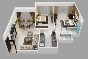 Trilocale ad Abbadia Lariana con posto auto