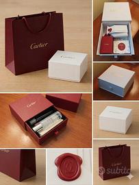 Set Packaging CARTIER Originale -Scatola, Busta ec