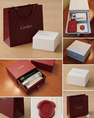 Set Packaging CARTIER Originale -Scatola, Busta ec
