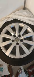 cerchi audi originali 17"+gomme nuove 225 50 17  9