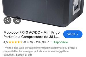Frigorifero/congelatore 12v a compressore