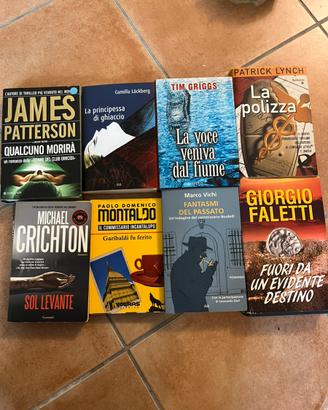 set 8 libri giallo