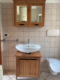 Mobile bagno legno massello di pino