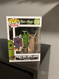 Pop rick and morty pickle rick with laser