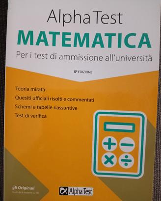 ALPHA TEST MATEMATICA 