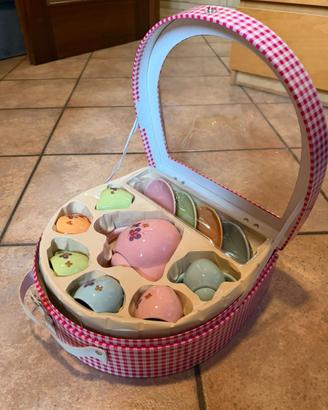 Set da tè giocattolo in ceramica per bambini