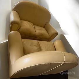 Coppia di divani Frau Vanity in pelle