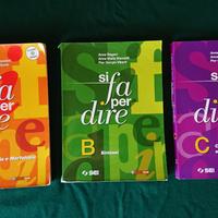 3 libri scuola SI FA PER DIRE