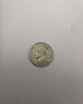 Moneta rara 5 centesimi americani