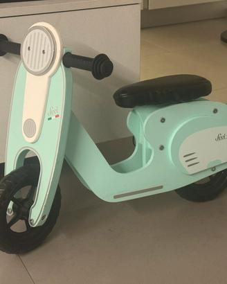 Bicicletta moto senza pedali sevi in legno