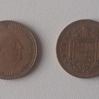 1 Peseta  Caudillo Franco 1966