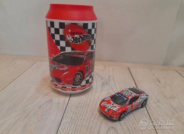 Modellino Ferrari 360 e lattina Coca Cola rara