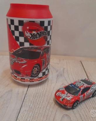 Modellino Ferrari 360 e lattina Coca Cola rara
