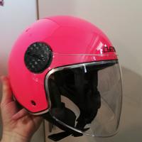 Casco moto jet LS2 SPHERE LUX ROSA