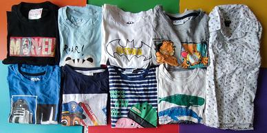 Maglie maniche lunghe 5-6 anni 110-116 cm B