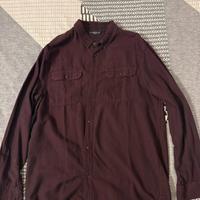 Camicia bordeaux taglia L