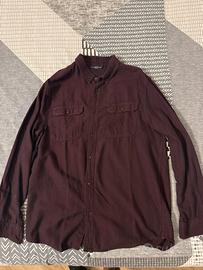 Camicia bordeaux taglia L