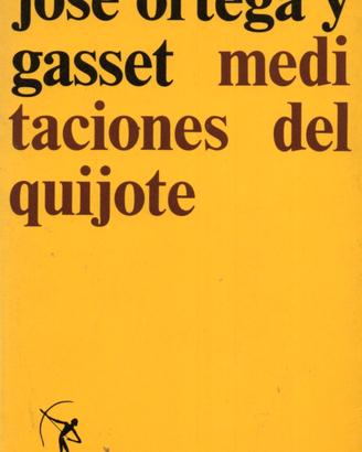 Libro spagnolo Meditaciones del quijote