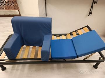 Set Antidecubito: Comodone con Braccioli + 2 Cusci