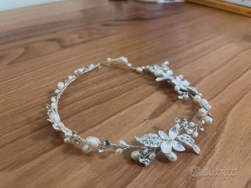 Coroncina per acconciatura donna Cerimonie