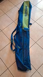 Fodero portacanne shimano a 3 scomparti.