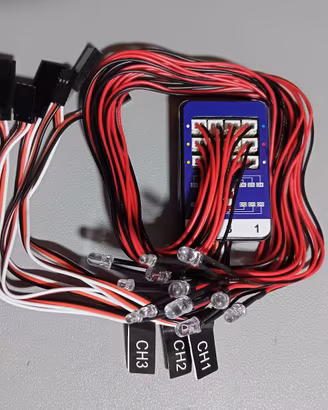 Centralina 12 Luci Led Auto Camion Rc Modellismo