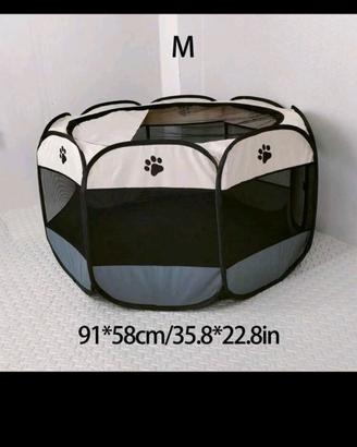 Recinto gatti/cani + lettiera chiusa + trasportino