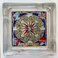 Posacenere Aviazione Air France in vetro vintage