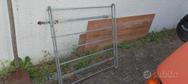 portapacchi  epoca zincato fulvia fiat 124 alfa