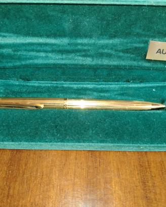 Penna Vintage Aurora Laminata Oro con Cofanetto
