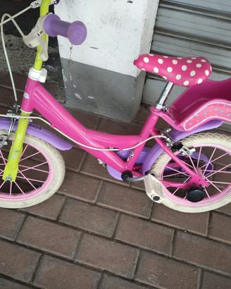 Bici bambina con ruote da 14