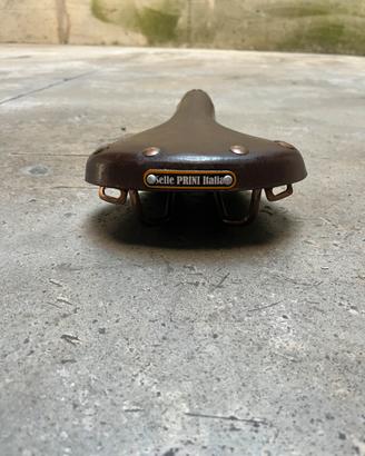 Sella bici vintage artigianale Prini Italia