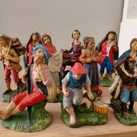 statuine presepe vintage 