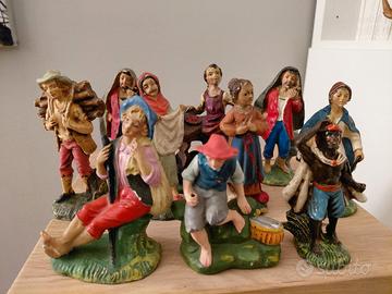 statuine presepe vintage 