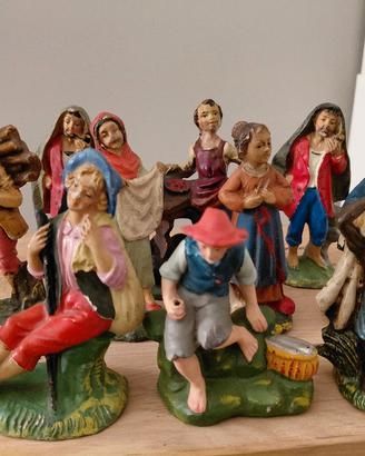 statuine presepe vintage 