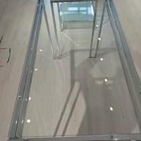 tavoli espositori in vetro 