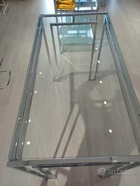 tavoli espositori in vetro 