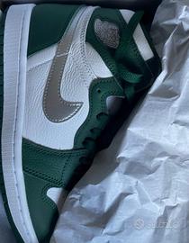 Nike Air Jordan 1 High Gorge Green Nuovi 41