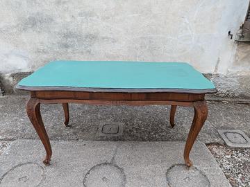 tavolo vintage in formica verde