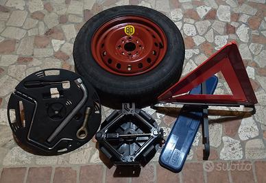 Ruota di scorta 13" ORIGINALE Fiat Lancia + crick