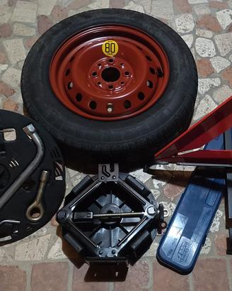 Ruota di scorta 13" ORIGINALE Fiat Lancia + crick