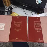 libri die francobolli d'Italia 1989 e 1990