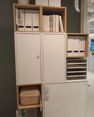 libreria con cassetti eket ikea