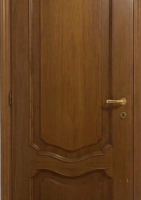 Porta battente legno massello 80 x 210