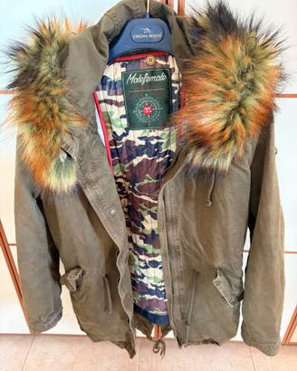 Cappotto Parka Maschile/Femminile taglia 46 Verde