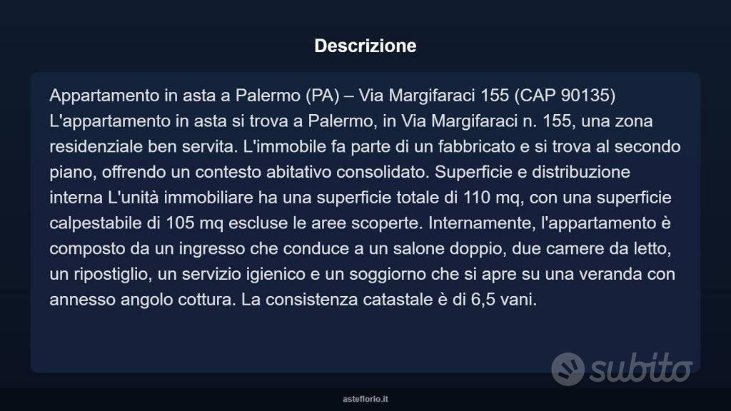 Appartamento – Palermo, Boccadifalco, IV Circoscrizione - Vista 5