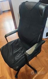 sedia girevole ufficio Malkolm 5 piedi similpelle