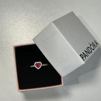 anello cuore rosso Pandora originale
