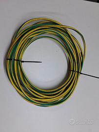Cavo Elettrico Cordina Unipolare Giallo/Verde 8 mm