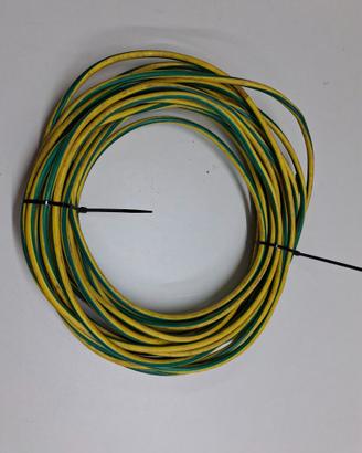 Cavo Elettrico Cordina Unipolare Giallo/Verde 8 mm